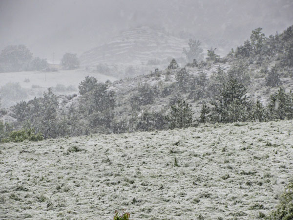 La neige en Mai, Trescléoux, Hautes-Alpes